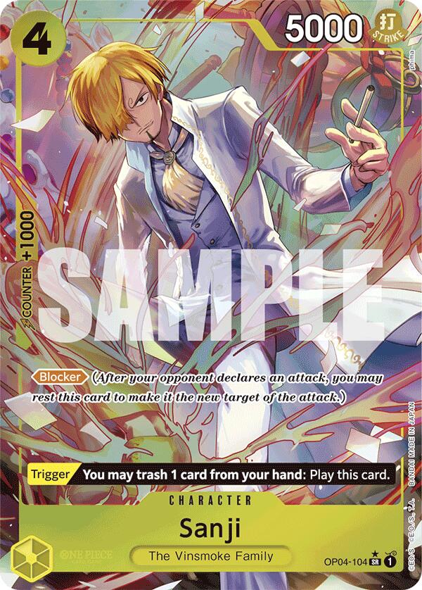 one piece card game memorial collection extra booster Sanji (Alternate Art) [Extra Booster: Memorial Collection]