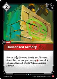 Origins - Unlicensed Armory (Foil)