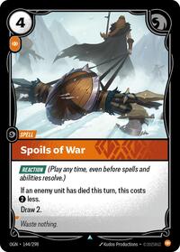 Origins - Spoils of War (Foil)