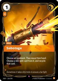 Origins - Sabotage (Foil)