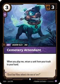Origins - Cemetery Attendant (Foil)