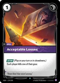 Origins - Acceptable Losses (Foil)