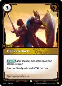 Origins - Back to Back (Foil)