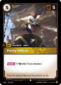 Origins - Petty Officer