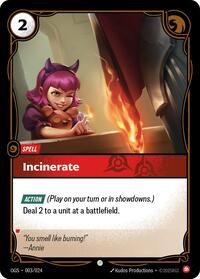 Origins - Incinerate