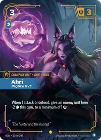 Origins - Ahri - Inquisitive (Alternate Art) (Foil)