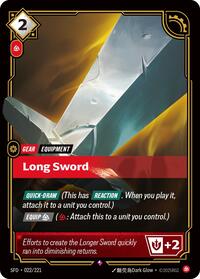 Spiritforged - Long Sword (Foil)