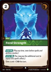Spiritforged - Feral Strength