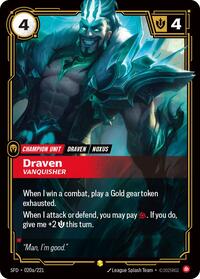 Spiritforged - Draven - Vanquisher (Alternate Art) (Foil)