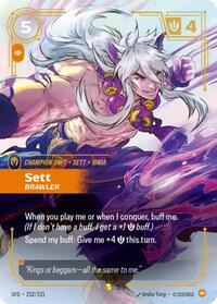 Spiritforged - Sett - Brawler (Overnumbered) (Foil)