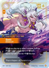 Spiritforged - Sett - Brawler (Signature) (Foil)