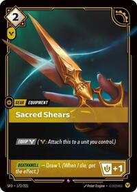 Spiritforged - Sacred Shears (Foil)