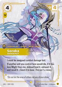 Spiritforged - Soraka - Wanderer (Signature) (Foil)