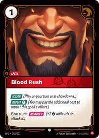 Spiritforged - Blood Rush (Foil)