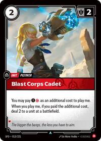 Spiritforged - Blast Corps Cadet