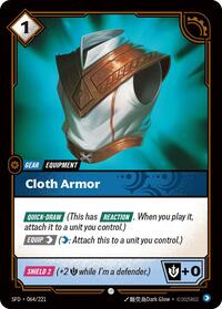 Spiritforged - Cloth Armor (Foil)