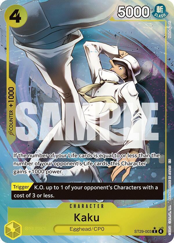 Kaku (Full Art) - Starter Deck 29: Egghead (ST-29) (Display Case)