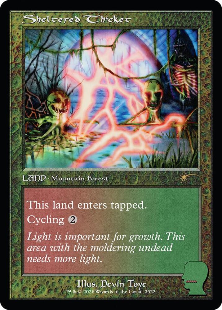 Sheltered Thicket Secret Lair Drop Series (SLD) (Display Case)