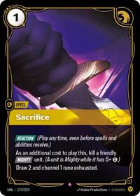 Unleashed - Sacrifice (Foil)