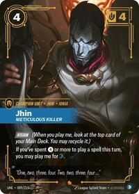 Unleashed - Jhin - Meticulous Killer (Foil)