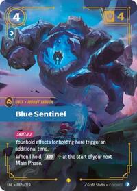 Unleashed - Blue Sentinel (Alternate Art) (Foil)