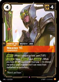 Unleashed - Master Yi - Tempered (Foil)
