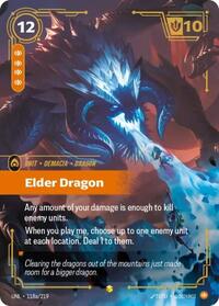 Unleashed - Elder Dragon (Alternate Art) (Foil)