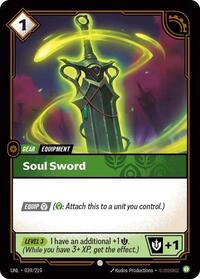 Unleashed - Soul Sword (Foil)