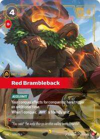 Unleashed - Red Brambleback (Alternate Art) (Foil)