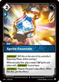 Unleashed - Sprite Fountain