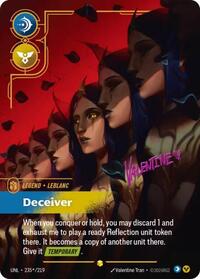 Unleashed - LeBlanc - Deceiver (Signature) (Foil)