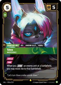 Unleashed - Vex - Mocking (Alternate Art) (Foil)