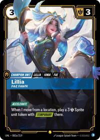 Unleashed - Lillia - Fae Fawn (Alternate Art) (Foil)