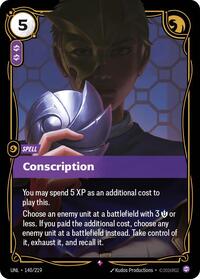 Unleashed - Conscription (Foil)