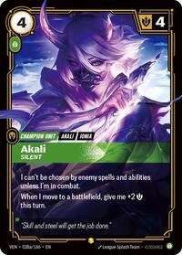 Vendetta - Akali, Silent (Alternate Art) (Foil)