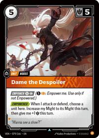 Vendetta - Dame the Despoiler (Foil)