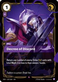 Vendetta - Decree of Discord (Foil)