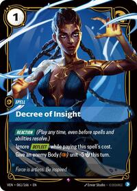 Vendetta - Decree of Insight (Foil)