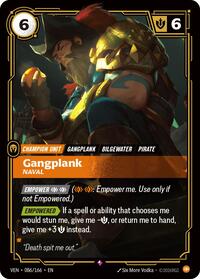 Vendetta - Gangplank, Naval (Foil)