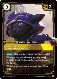 Vendetta - Kennen, Keeper of Balance (Foil)