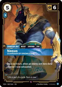 Vendetta - Nasus, Guardian of Knowledge (Foil)