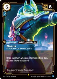 Vendetta - Nasus, Guardian of Knowledge (Alternate Art) (Foil)