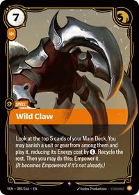 Vendetta - Wild Claw (Foil)
