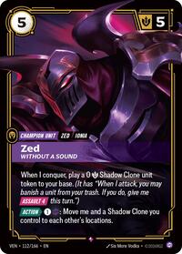 Vendetta - Zed, Without a Sound (Foil)