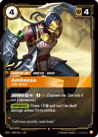 Vendetta - Ambessa, The Wolf (Foil)
