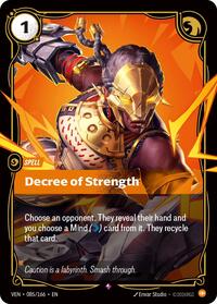 Vendetta - Decree of Strength (Foil)