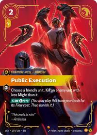 Vendetta - Public Execution (Foil)