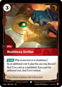 Vendetta - Ruthless Strike (Foil)