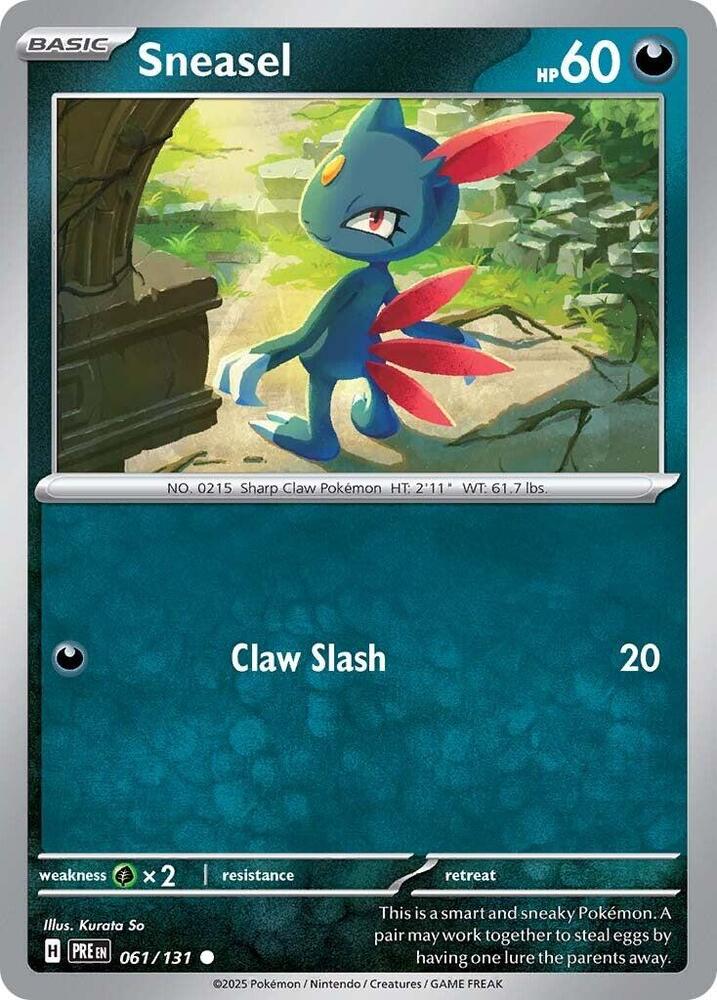 pokemon card sneasel Sneasel