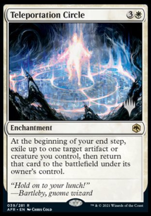 Teleportation Circle (Promo Pack) [Dungeons & Dragons: Adventures in the Forgotten Realms Promos] (Display Case)